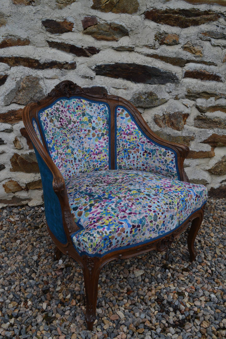 l'atelier de sophie - sophie reijasse - tapisserie d'ameublement à saint junien - fauteuil régence 1
